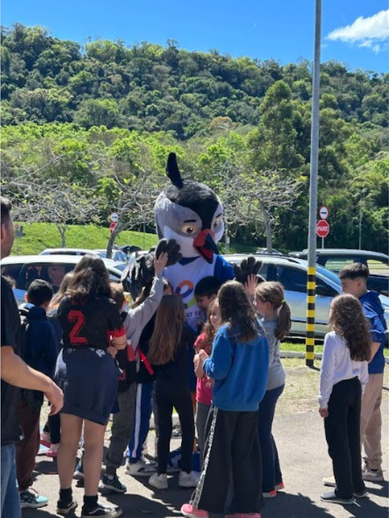 O Duque — mascote Educar-se