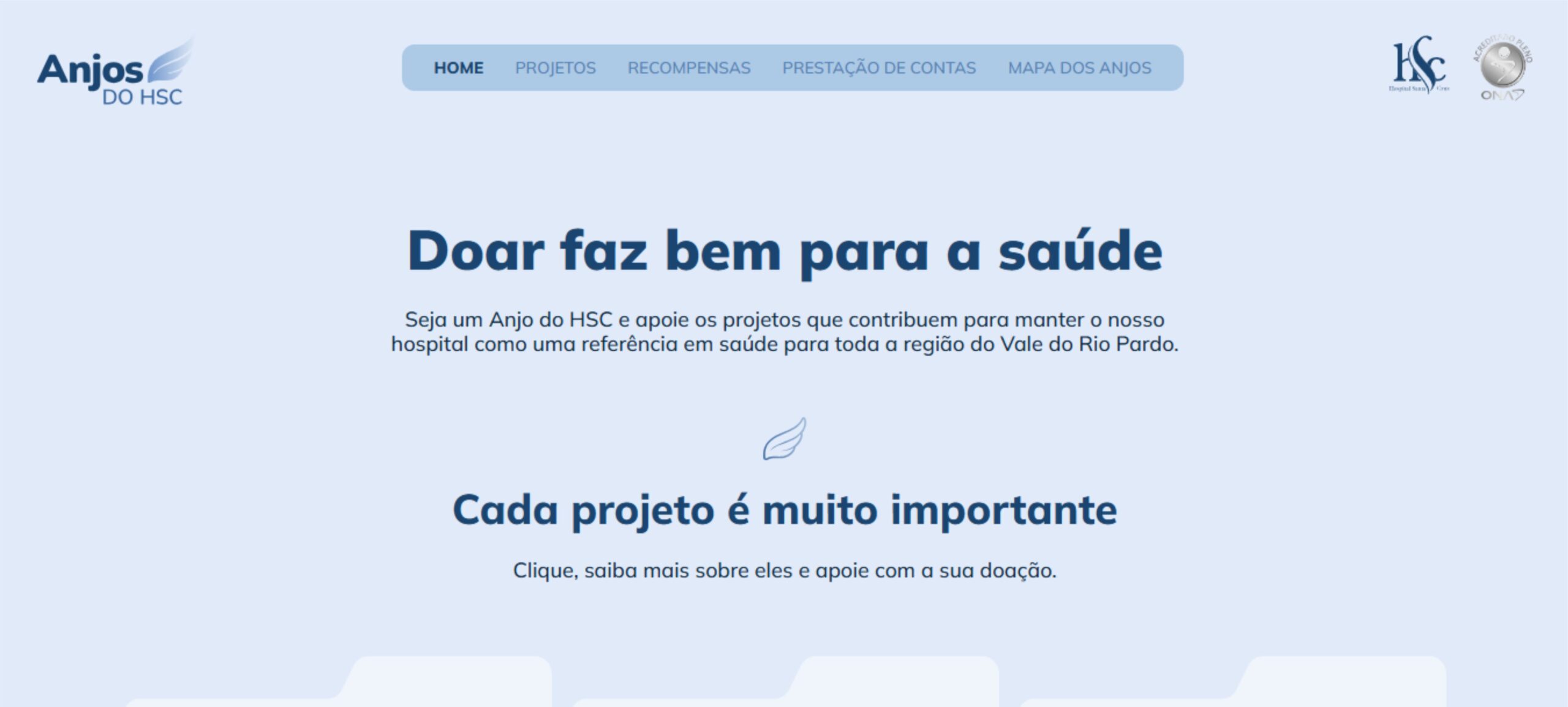 Portal Anjos do HSC